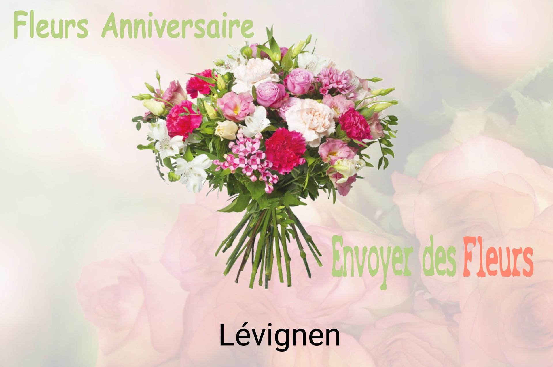Bouquet de fleurs d’anniversaire livré à Lévignen